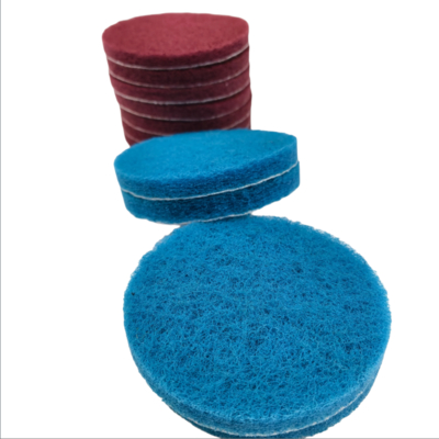Industrial Kitchen Cleaning Polishing Nylon Diamond Abrasive Wire Brushing Cloth Plush Scouring for Customization