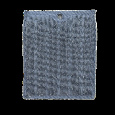 Dual-Sided Kitchen Scrubber Steel Wool Bamboo Fiber Antibacterial Oil-Resistant