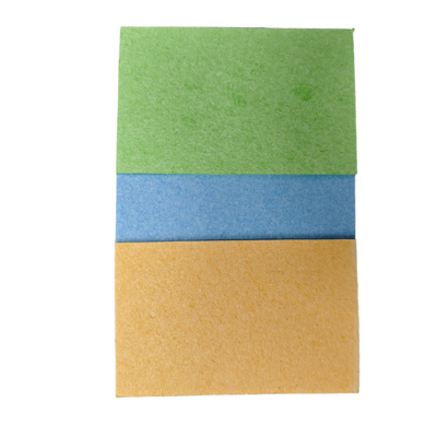 High Absorbency Custom-Shaped Kitchen Scrubber Square Compressed Cellulose Sponge For Dishwashing