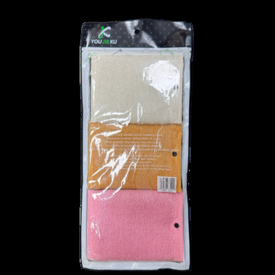 Double-Sided Kitchen Scrubber with Steel Wool & Bamboo Fiber – Antibacterial & Oil-Repellent