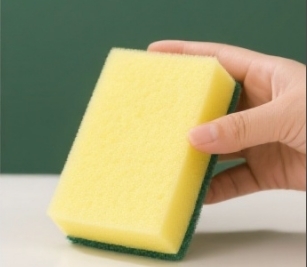 Colored Durable Kitchen Cleaning Sponge Non-scratch Dual-sided