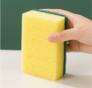 Colored Durable Kitchen Cleaning Sponge Non-scratch Dual-sided