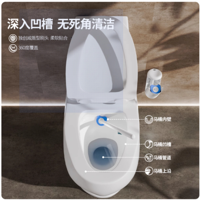 Bathroom Cleaning Disposable Toilet Brush Lightweight Toilet Cleaner for a Sparkling Bathroom