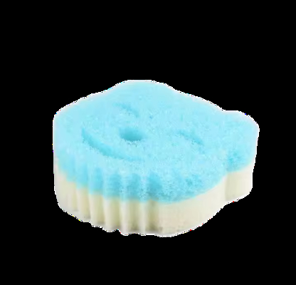 Eco-friendly, scratch-free multi-purpose dishwashing sponge, made with anti-stain and odor-resistant polymer foam for kitchen scrubbing