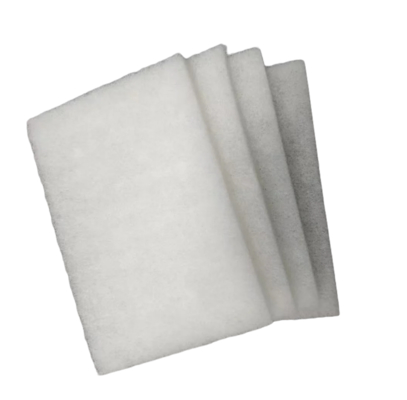 White Nylon Super-Soft Scouring Pad, With Variable GSM, Extremely Soft, Suitable For Scrubbing And Daily Cleaning.