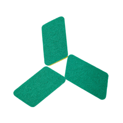 Dual-Headed Green-Yellow Scrub Brush – Durable, Diamond-Patterned, Soft Bristles for Stain Removal, Eco-Friendly Cleaning
